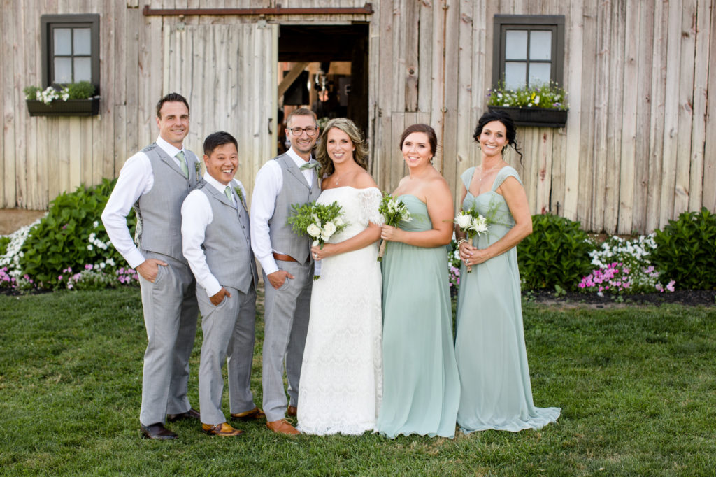 Wedding Photo with men in vests